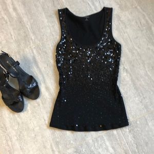 Express XS black party top